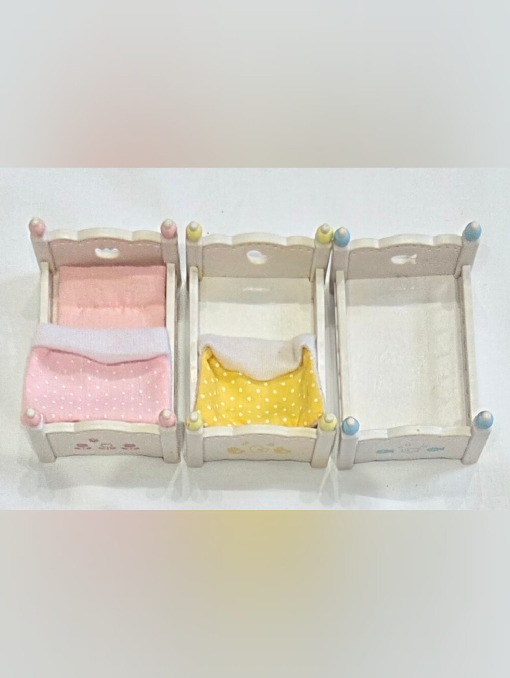 Calico Critters Triple Bunk Bed Set 1:24 Multicolor Bedroom Furniture Epoch